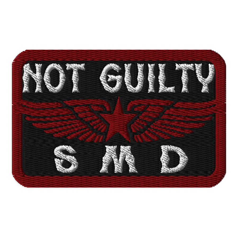 Not Guilty Patch (Red) product image (1)