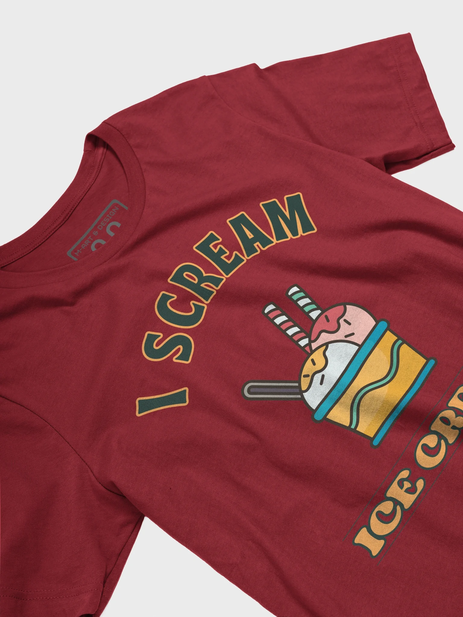 I Scream Ice Cream T-Shirt - Scoops in Cup product image (3)