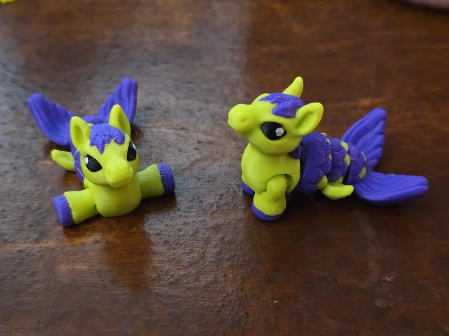 Green and Purple Hatchling Hippocampus 🐑 product image (4)