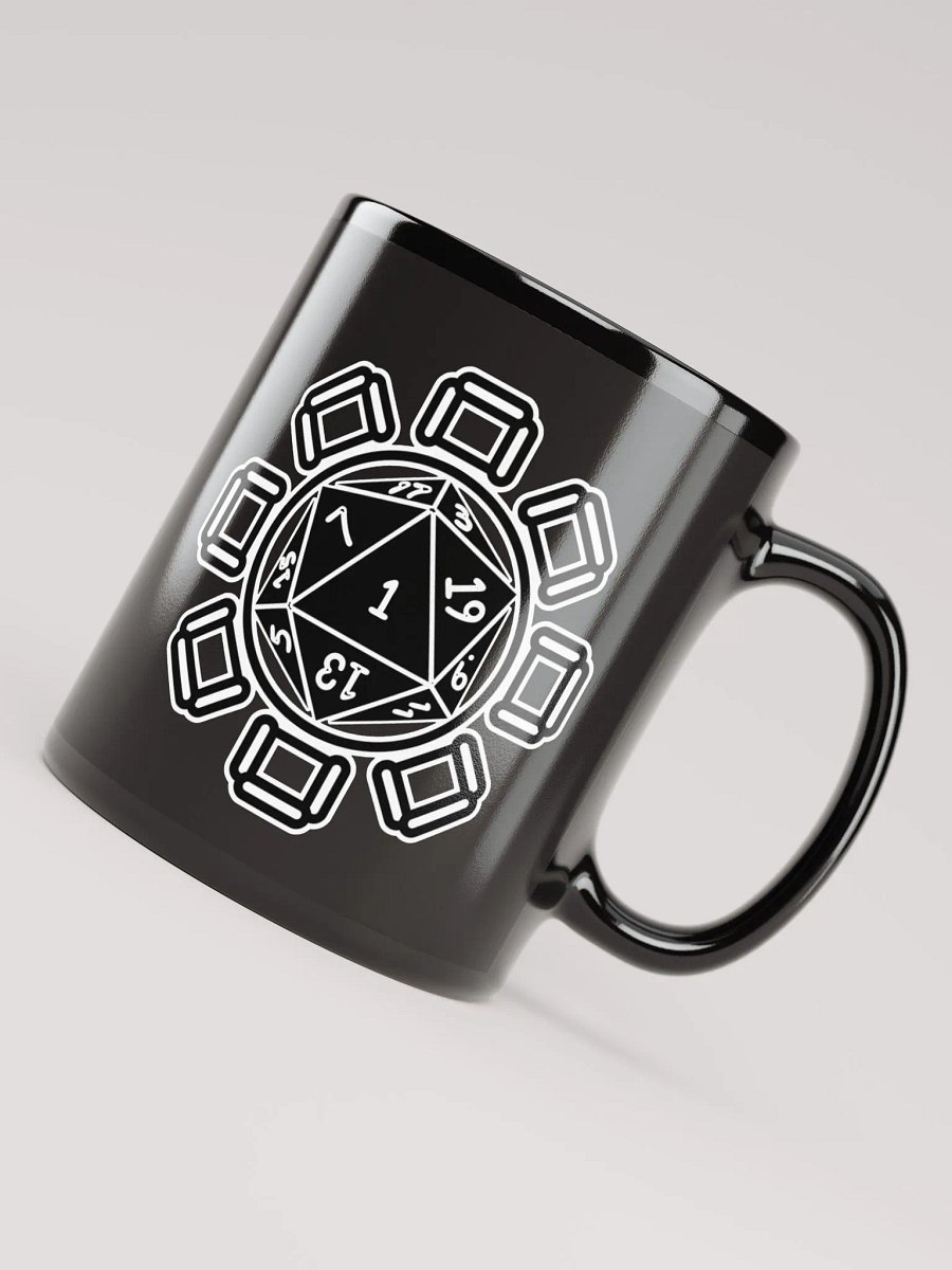 "The Hero Table" Black Glossy Mug product image (5)
