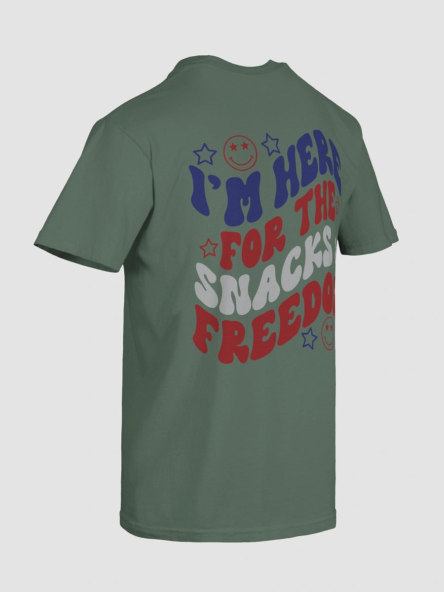 Snacks & Freedom Patriotic Tee product image (110)