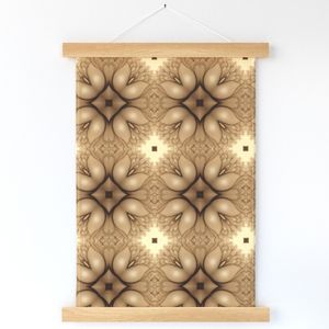 Seamless Pattern - Brown and Beige Tulip Pattern product image (12)