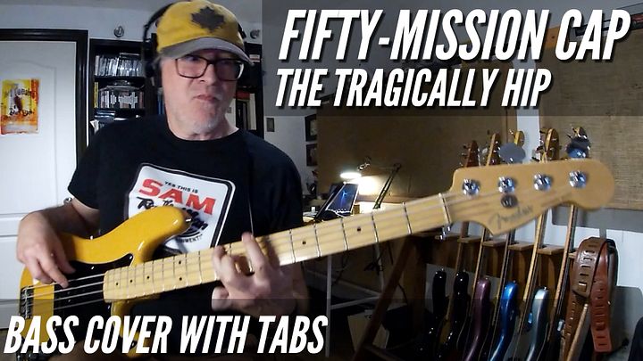 The Tragically Hip - Fifty-Mission Cap - Bass Transcription product image (1)