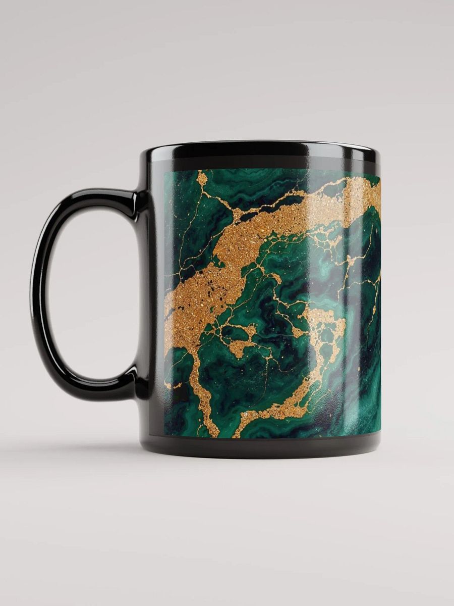 Elegant Emerald Marbled Mug product image (3)