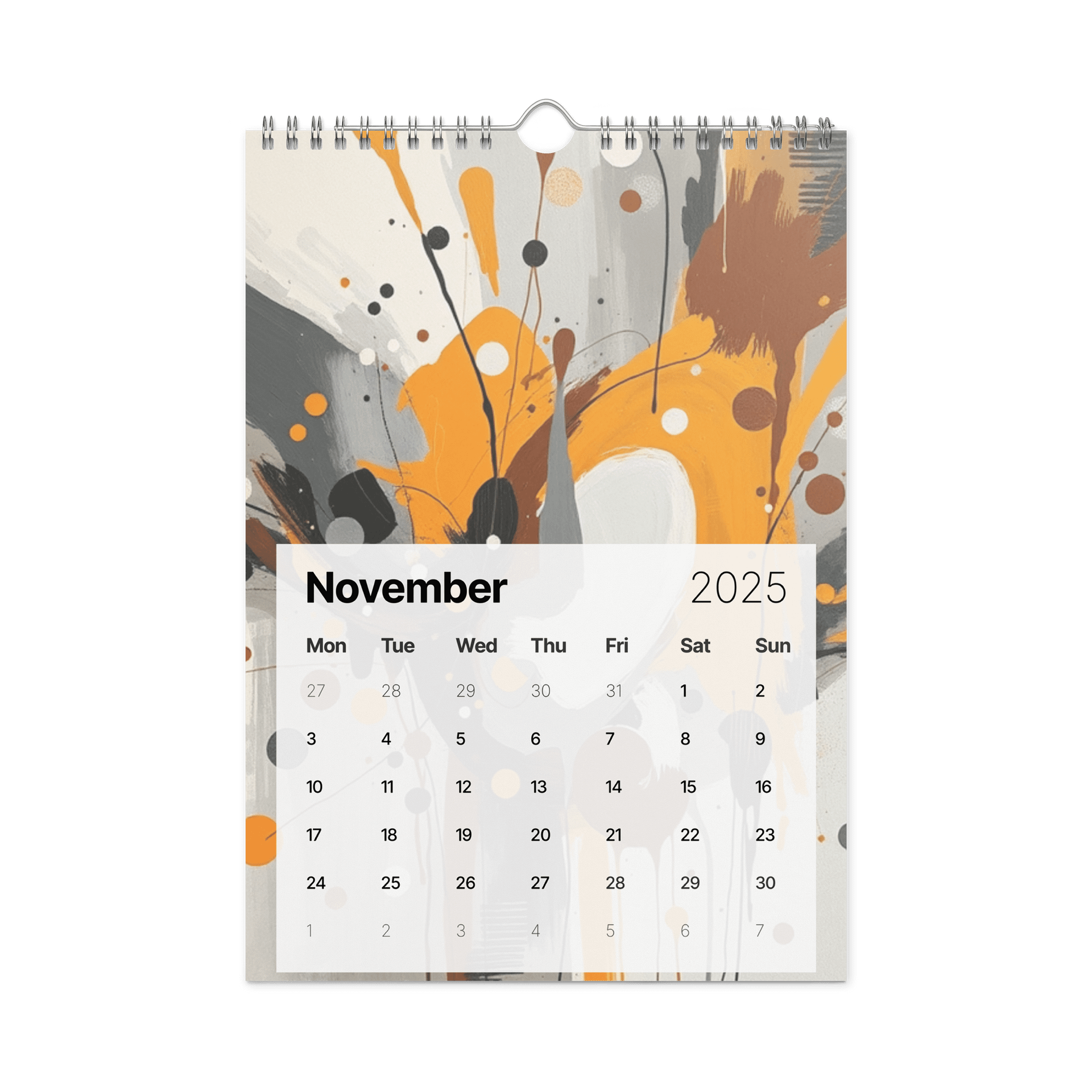 ART ABSTRACT WALL CALENDAR 2026 product image (11)