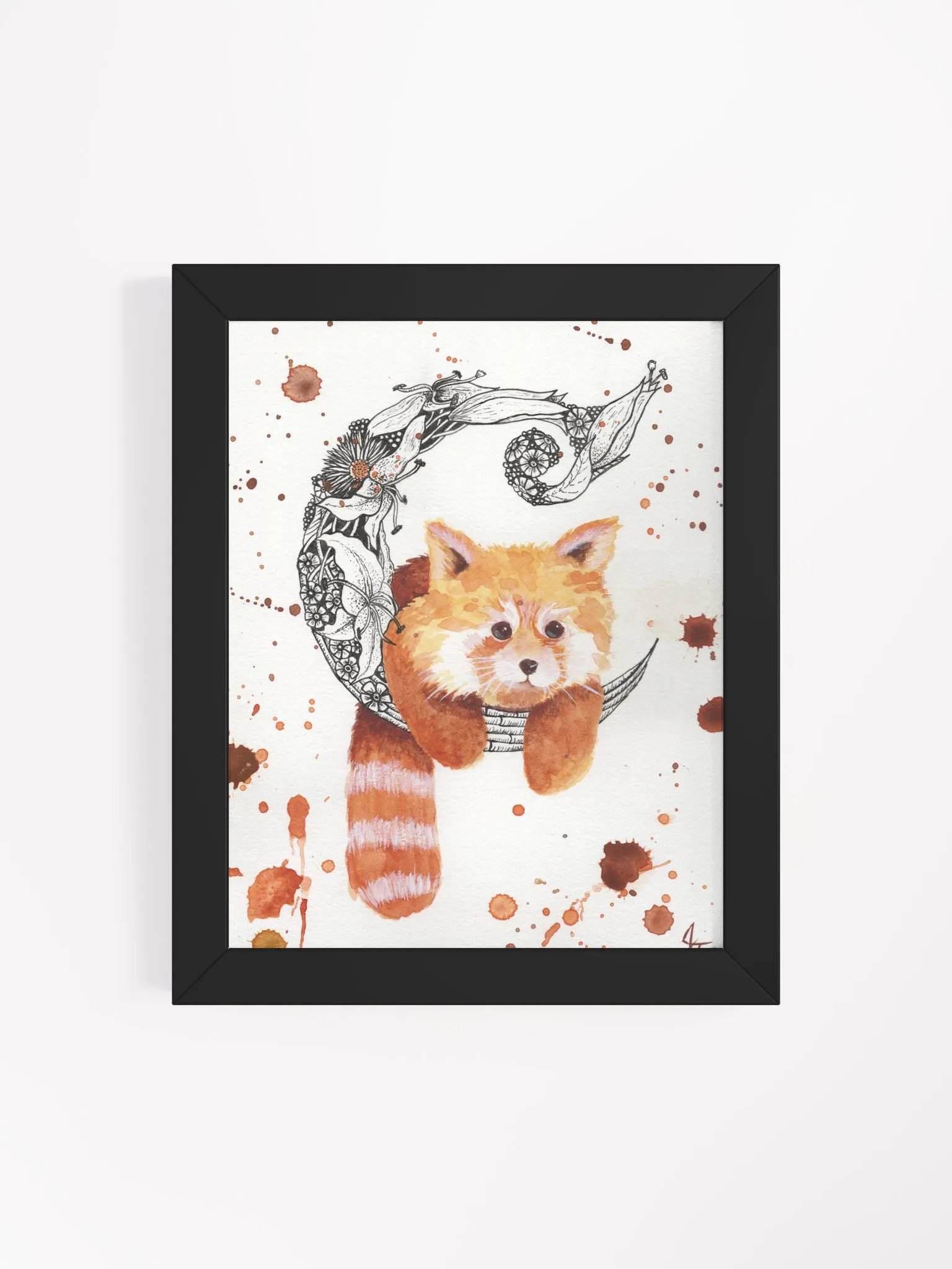Crescent Rest - Red Panda Matte Poster product image (4)