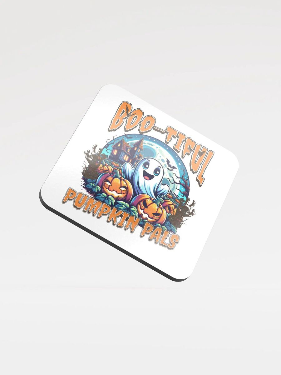 Boo-tiful Pumpkin Pals Glossy Cork Coaster Set product image (1)