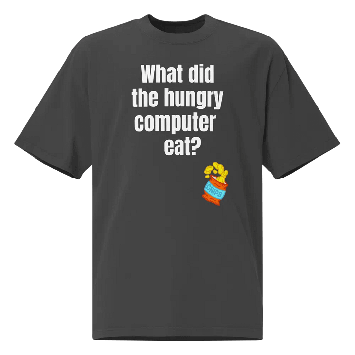 Retro CHIPS Graphic Oversized Tee product image (1)