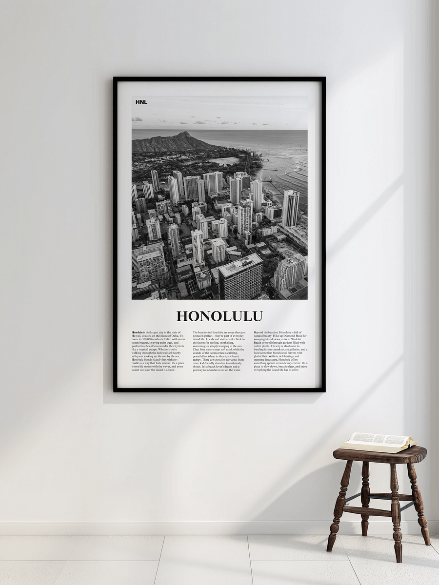 Honolulu 01 Newspaper Poster product image (14)