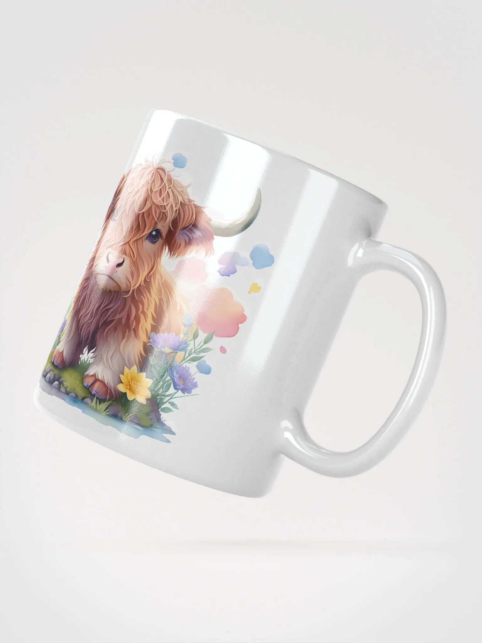 Highland Cow Blossom Mug product image (3)