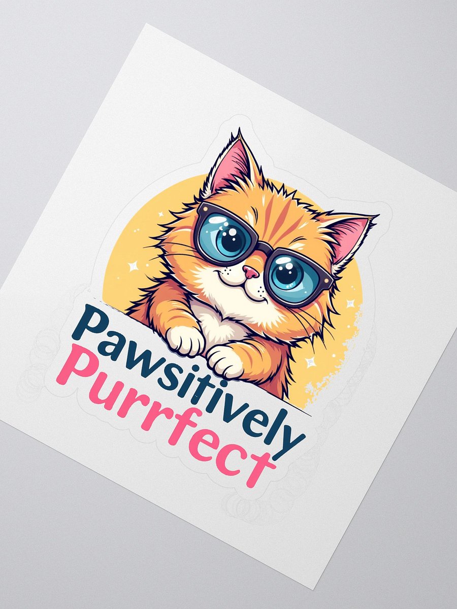 Pawsitively Purrfect Kitty Sticker Set product image (2)