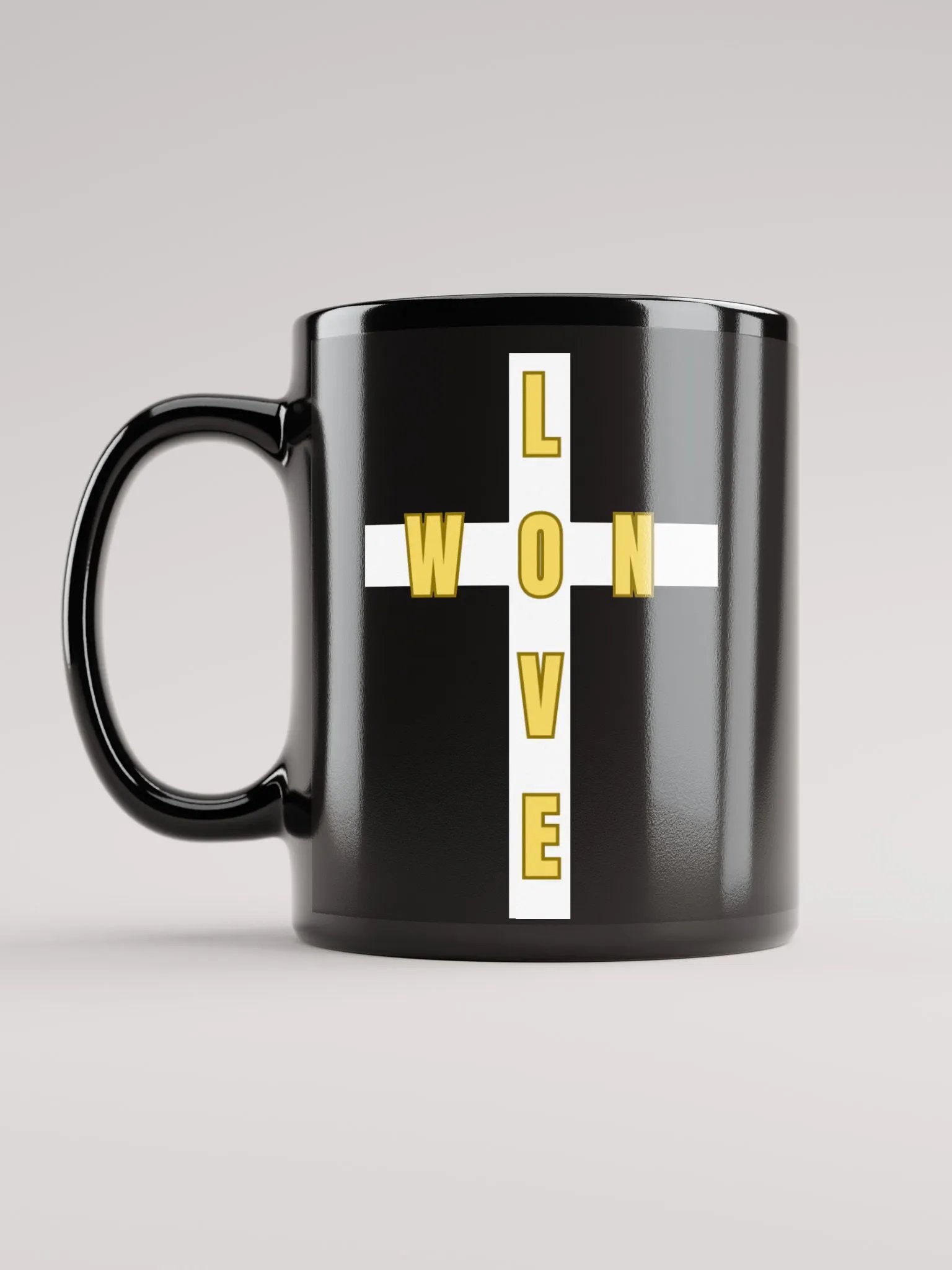 Love Won -Black- mug product image (6)