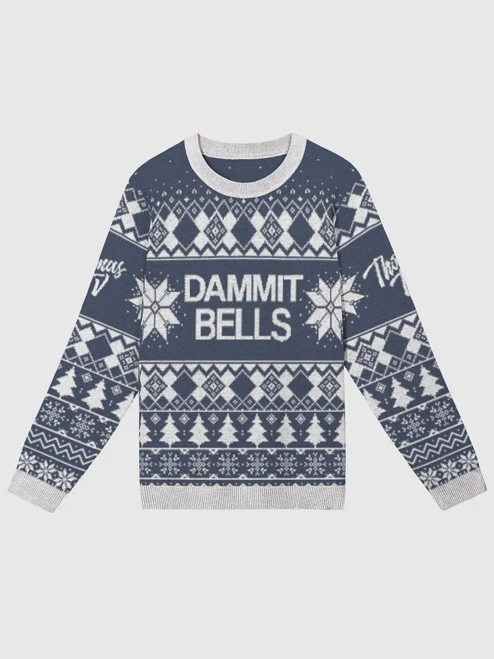 DAMMIT BELLS Christmas Knitted Jumper product image (4)