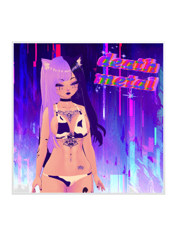 Kawaii Death Metal Sticker product image (1)