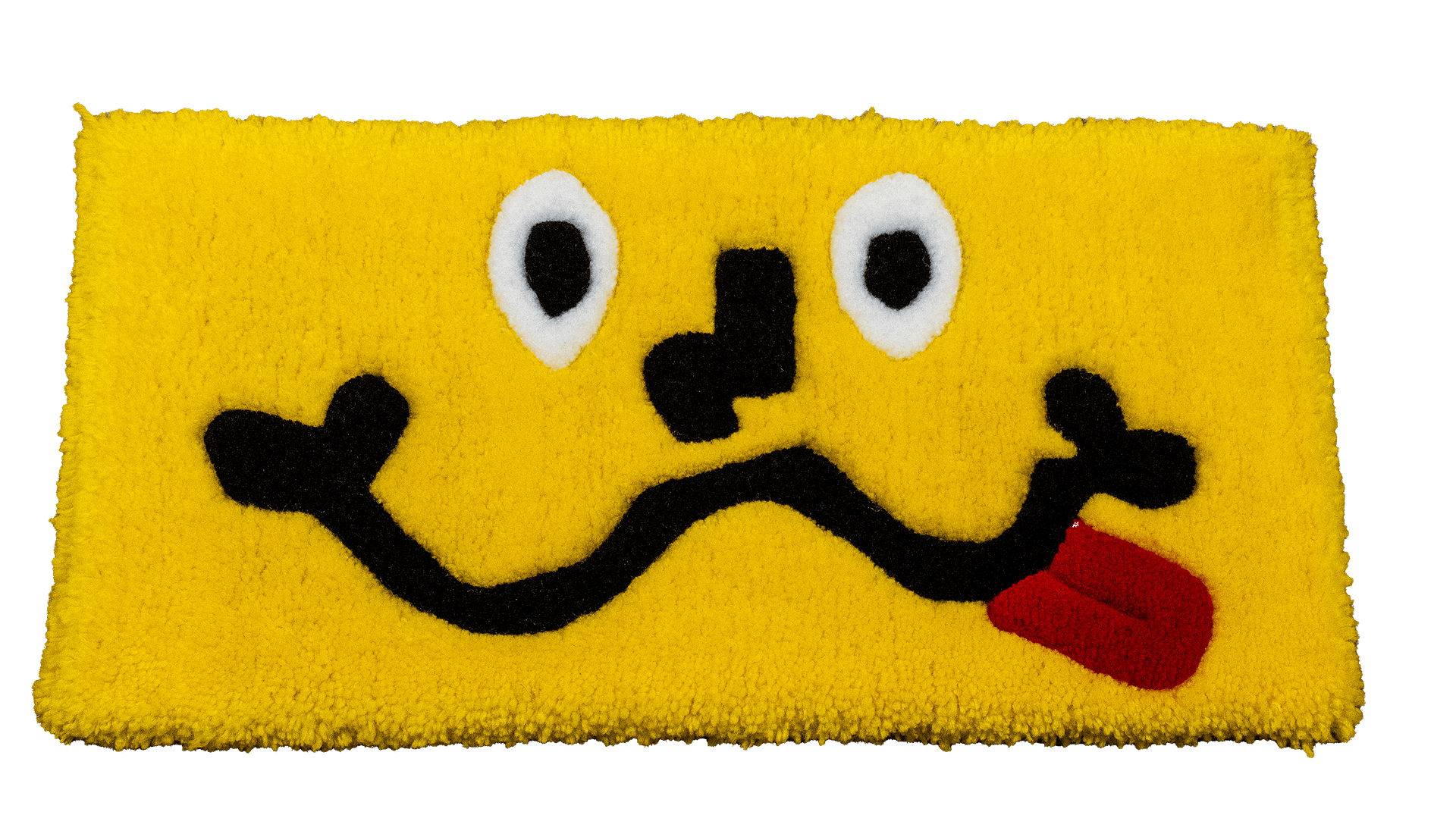 Desk Rug: Silly Face on Yellow product image (1)
