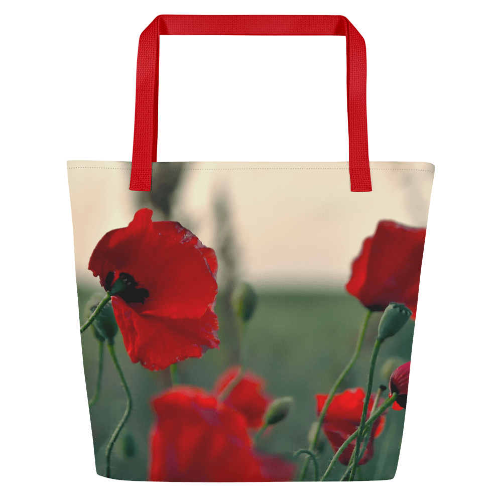 Große Tragetasche - Mohnblumen product image (2)