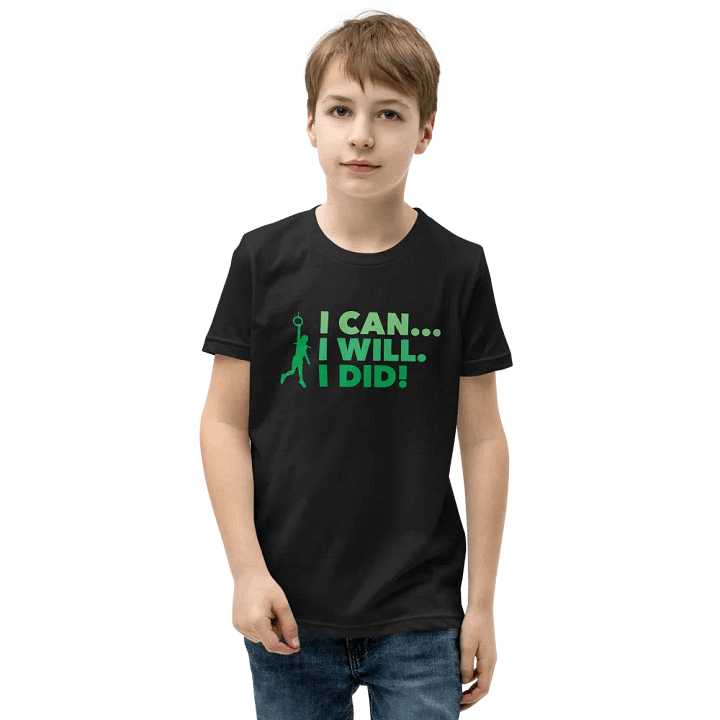 I Can... I Will. I Did! Green Kids Tee product image (2)
