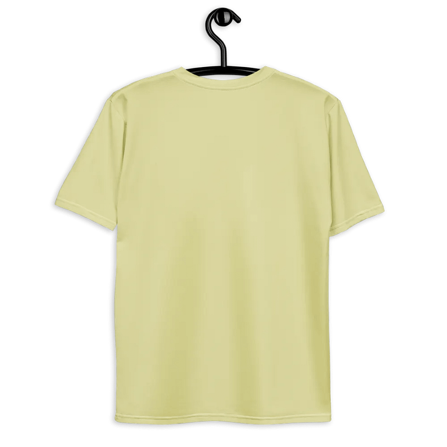 Plain Light Yellow True Summer Men's Crewneck Polyester Heavyweight Premium T-Shirt by Treasure Pie product image (9)