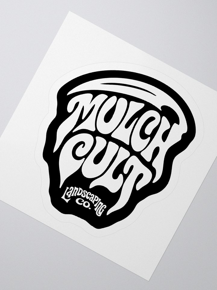 Mulch Cult Landscaping Company Logo Sticker product image (2)