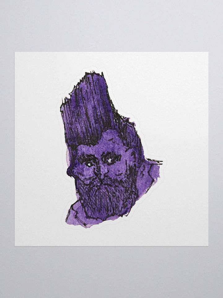 Watercolour Blobs Sticker- Dioxazine Purple product image (1)