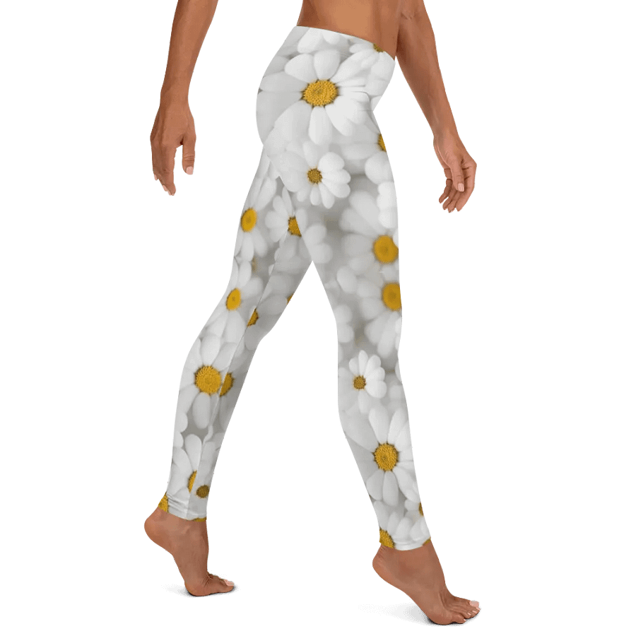 Leggings – White Florals Print for Elegant & Chic Style product image (11)