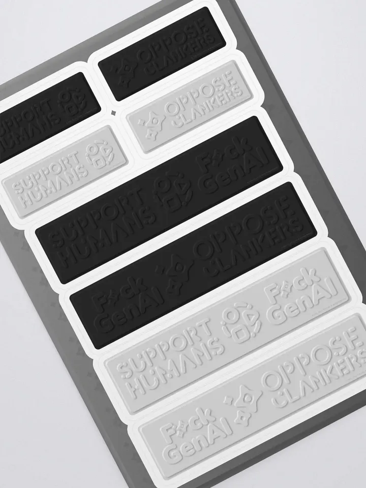 Absolut Idiocy Kiss Cut Sticker Sheet w/BG Set #2 (On White) product image (1)