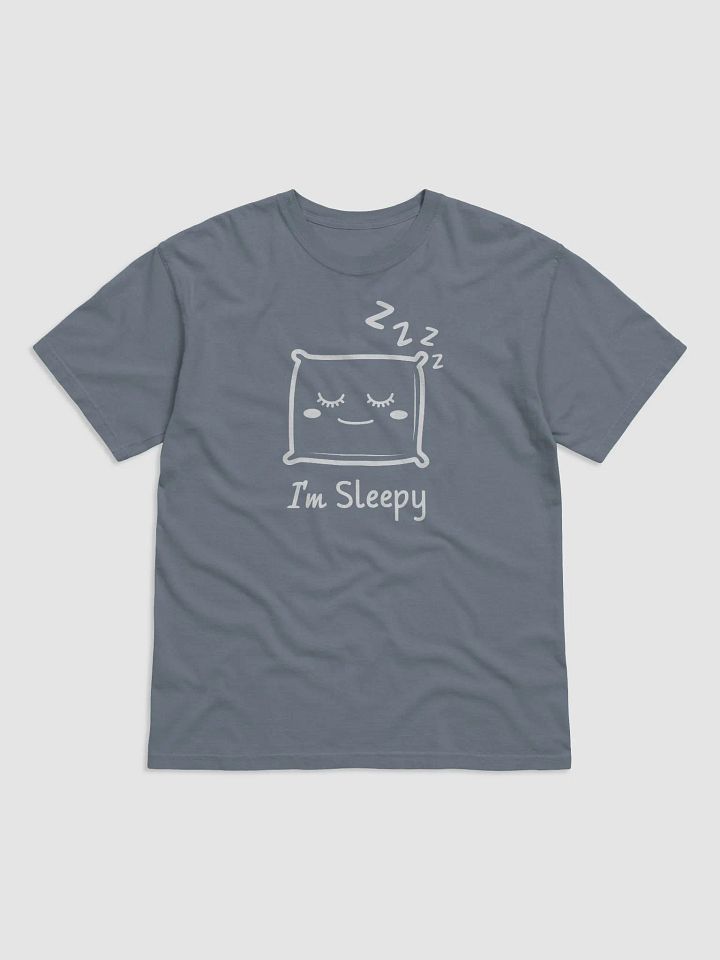 "I'm Sleepy" Design Garment-Dyed Heavyweight T-Shirt, Unisex T-Shirt, Spring Apparel, Animal Lover Tee, Cute Graphic Shirt product image (74)