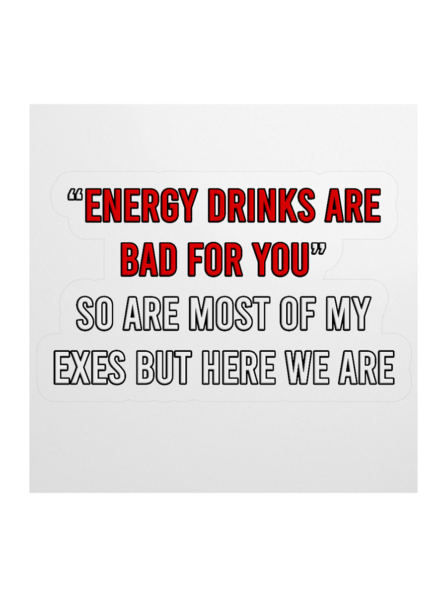 Energy Drinks - Sticker product image (1)