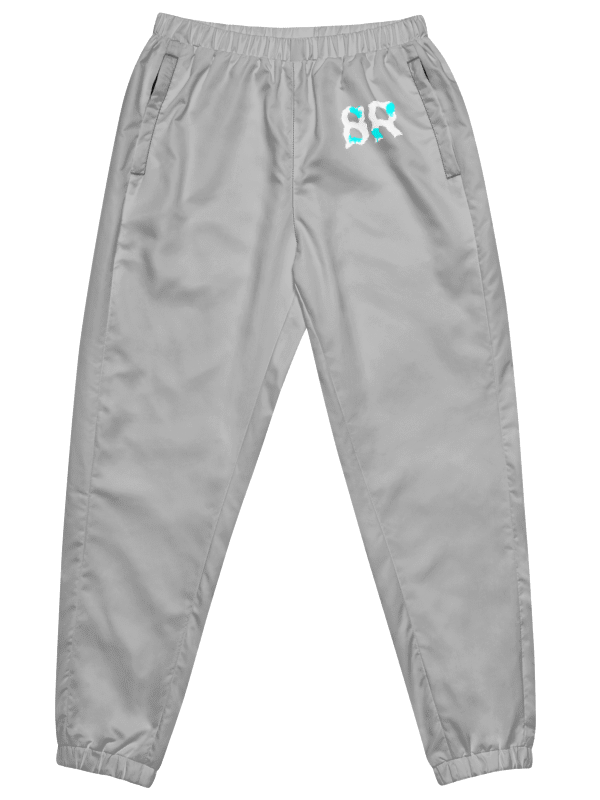 "BR WAVY" TRACK PANTS (SILVER) product image (1)
