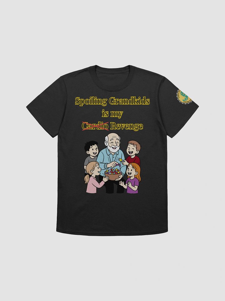 Spoiling Grandkids is my Cardio (Male) Gildan Unisex Softstyle T-Shirt Dark Colors product image (3)