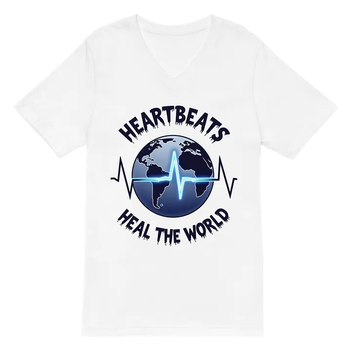 Healing Heartbeats V-Neck Tee product image (2)