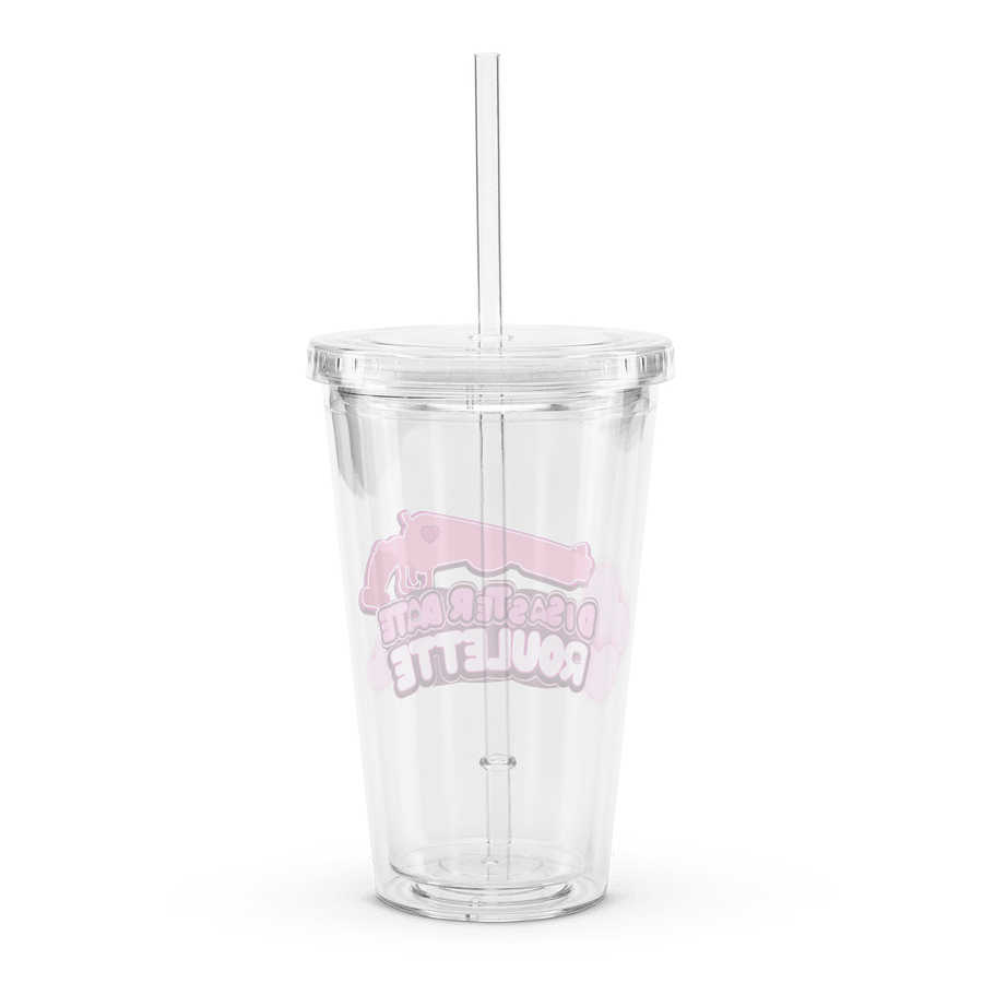 Disaster Date Roulette Double Wall Clear Plastic Tumbler (16 oz) product image (3)