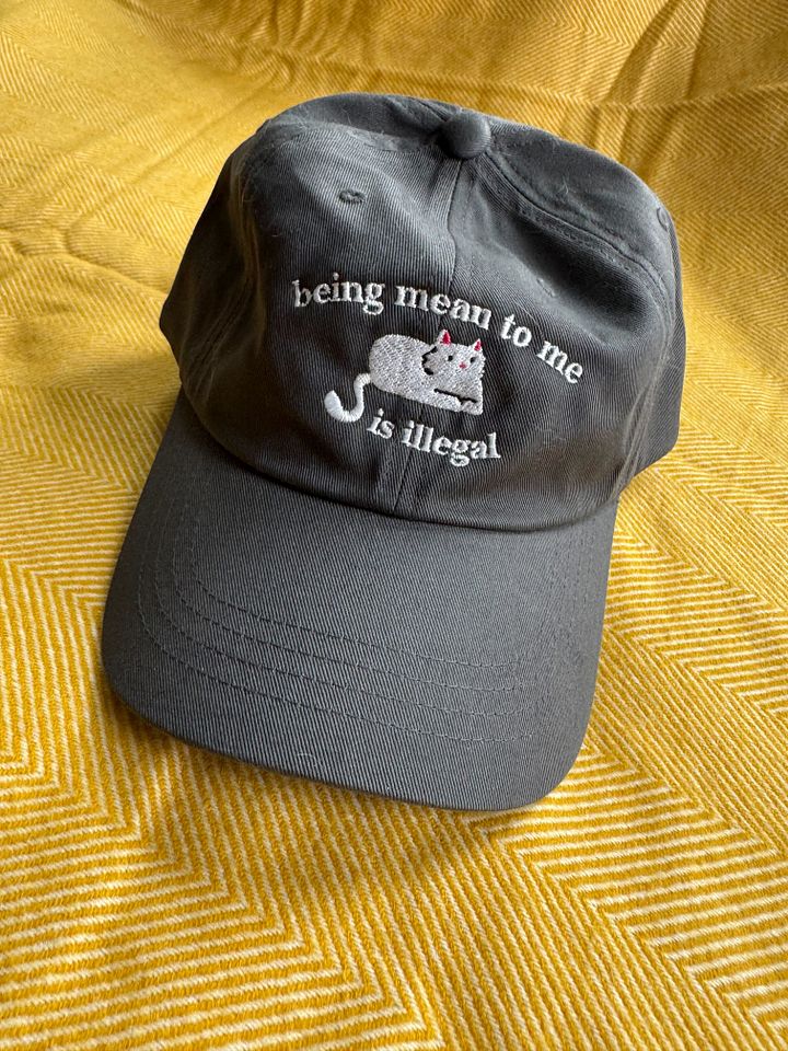 Being Mean To Me Is Illegal Hat product image (1)