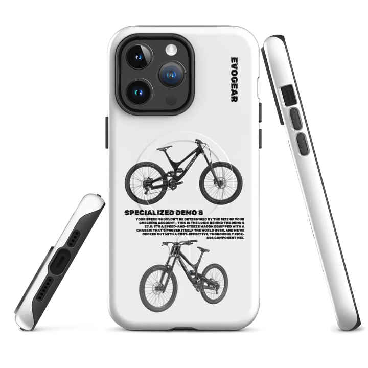 White Demo 8 iPhone MagSafe Case product image (1)