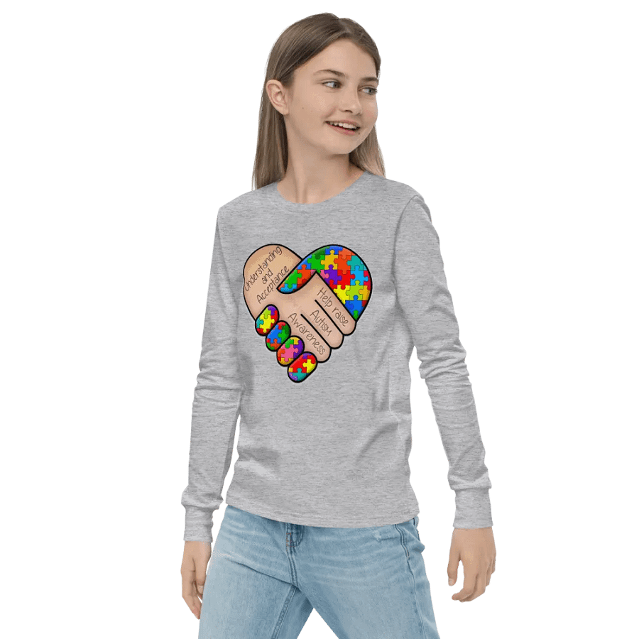 Youth Autism Awareness Long Sleeve Tee product image (21)