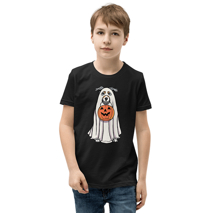 Halloween Australian Shepherd(Blue Merle) Youth T-Shirt product image (5)