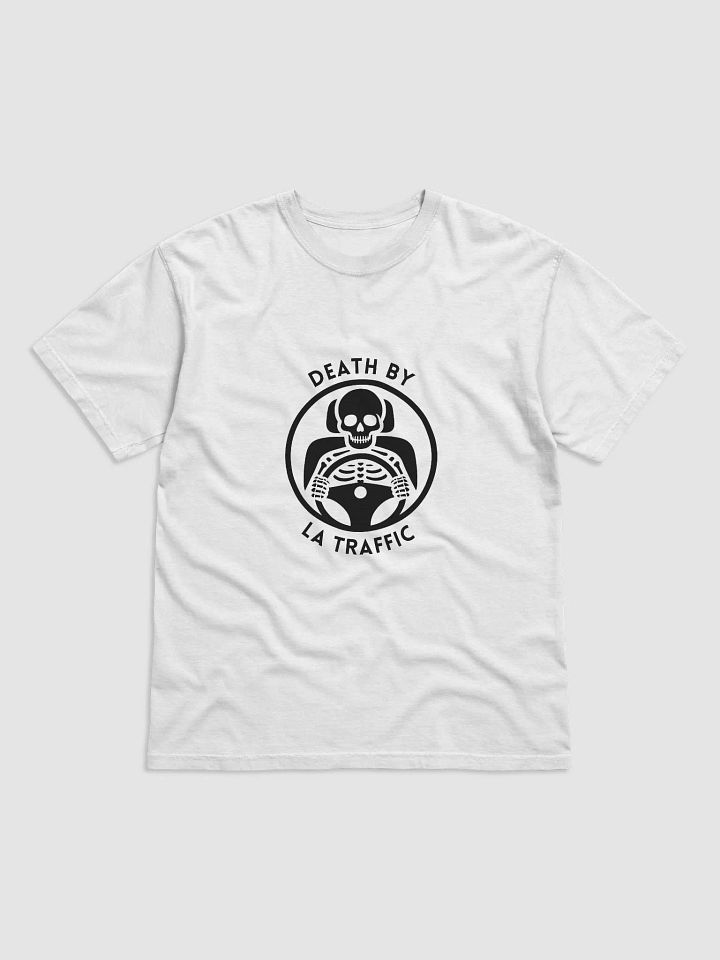 Death by LA Traffic White T-Shirt - High-End Quality Fabric product image (1)