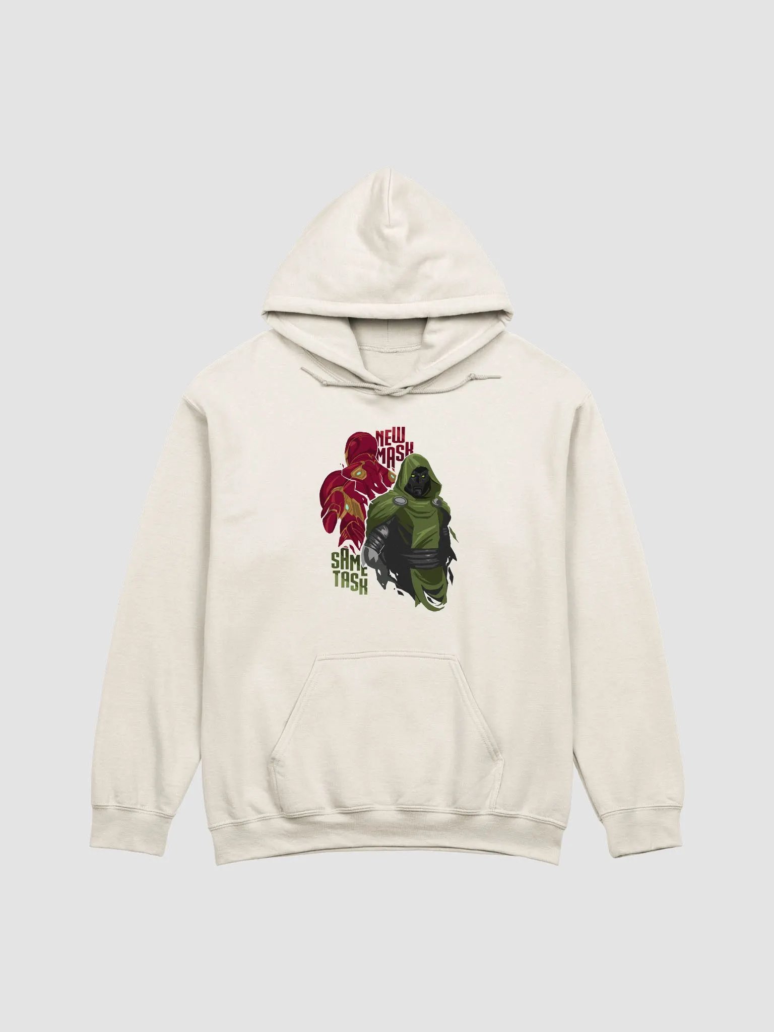 'New Mask Same Task' HOODIE (PREMIUM) product image (1)