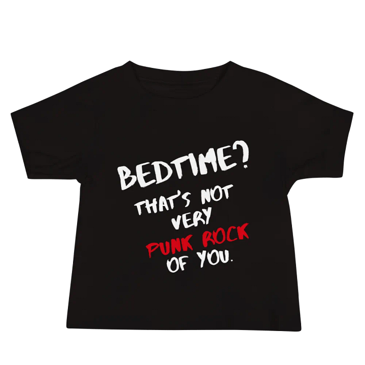 Bedtime is Not Punk Rock Baby Jersey Tee product image (1)