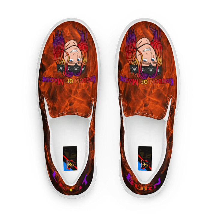evil king Men's Slip-On Canvas Shoes product image (1)