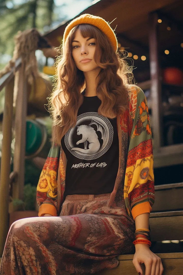 Mother Of Cats Brown/Black TShirt product image (1)