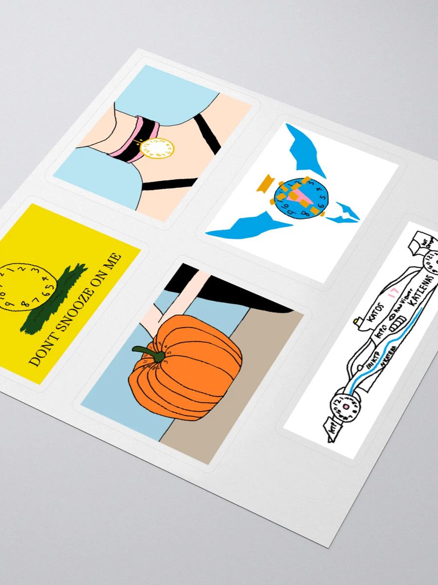Gadsden, Collar, Pumpkin, Virtue, F1 Clock Stickers product image (7)