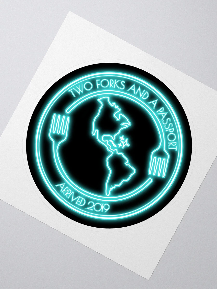 Neon Logo Sticker product image (2)
