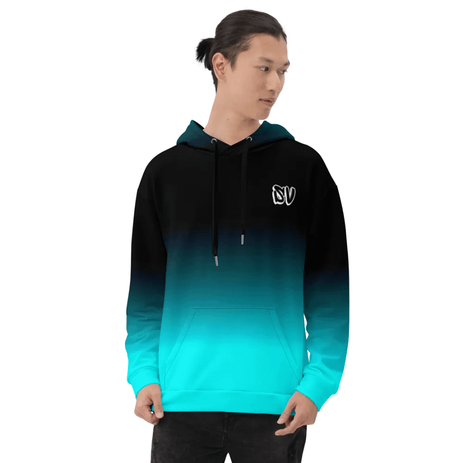 STRAIGHT VIBIN NEON COLOR FADE STYLE TANJIRO DEMON SLAYER HOODIE product image (8)