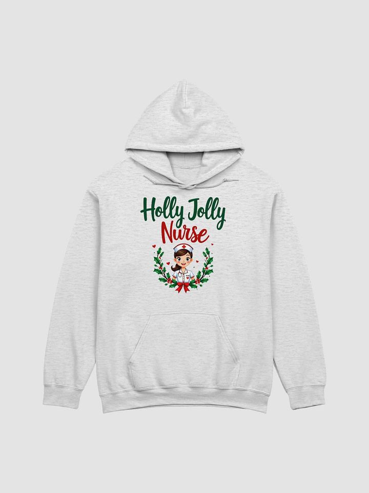 Cheerful Holly Jolly Nurse Hoodie product image (4)