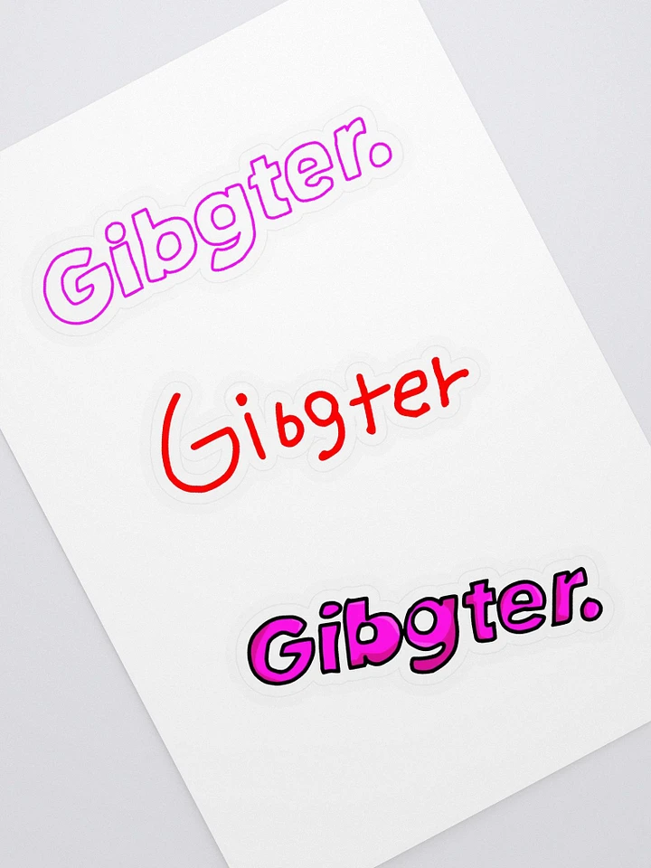 Gibgter Sticker Pack (Limited Edition) product image (1)