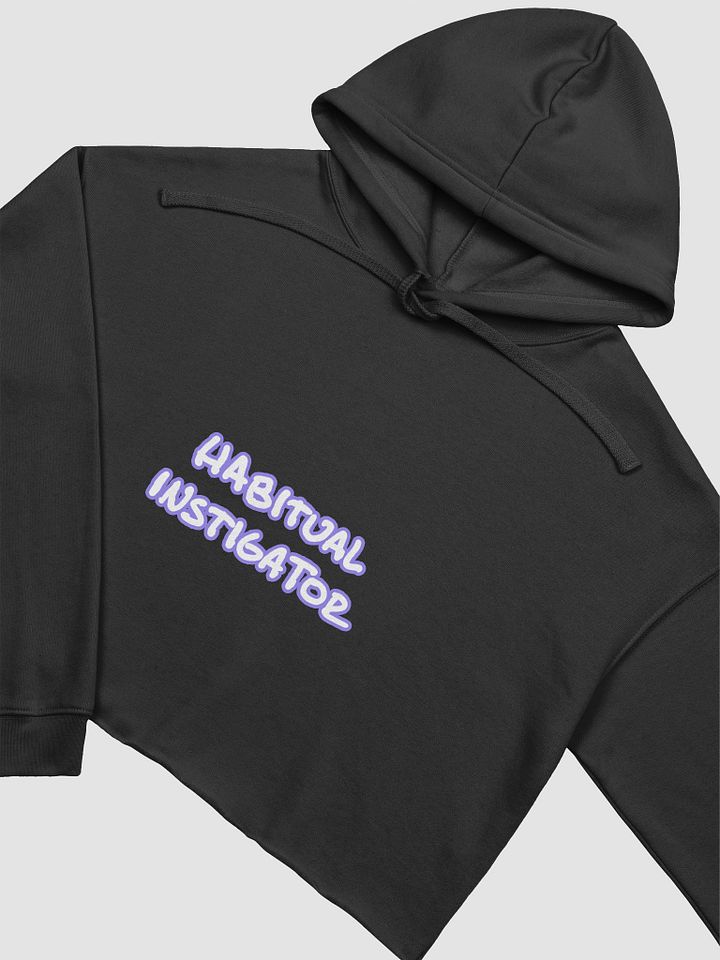 HABITUAL INSTIGATOR (lined design, #9081ED) fleece cropped hoodie product image (9)