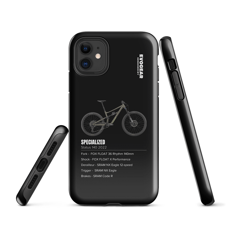 Black Specialized Status 140 2022 iPhone Case product image (1)