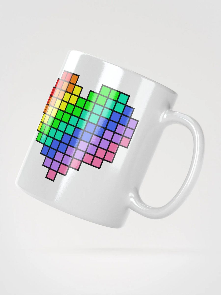 Pride Heart White Glossy Mug product image (3)