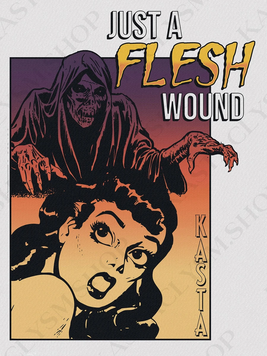 'Flesh Wound' TShirt - White product image (2)